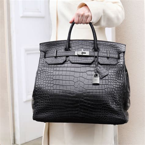 Hermes matte crocodile